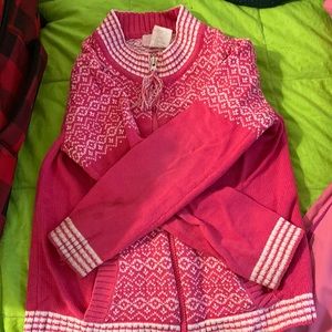 Obermeyer toddler girls size L zip ski sweater
